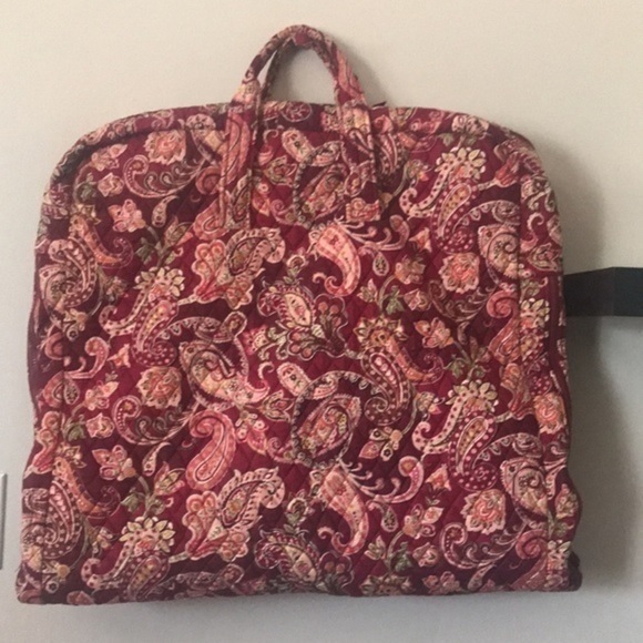 Large Vera Bradley garment bag. Print retired Used, piccadilly plum, - Picture 6 of 17